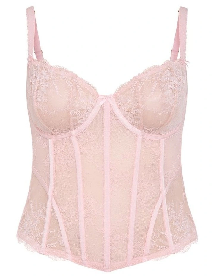 Plus Size Helena Corset in Pink Icing image 3