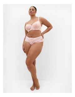 Plus Size Helena Demi Bra in Pink Icing