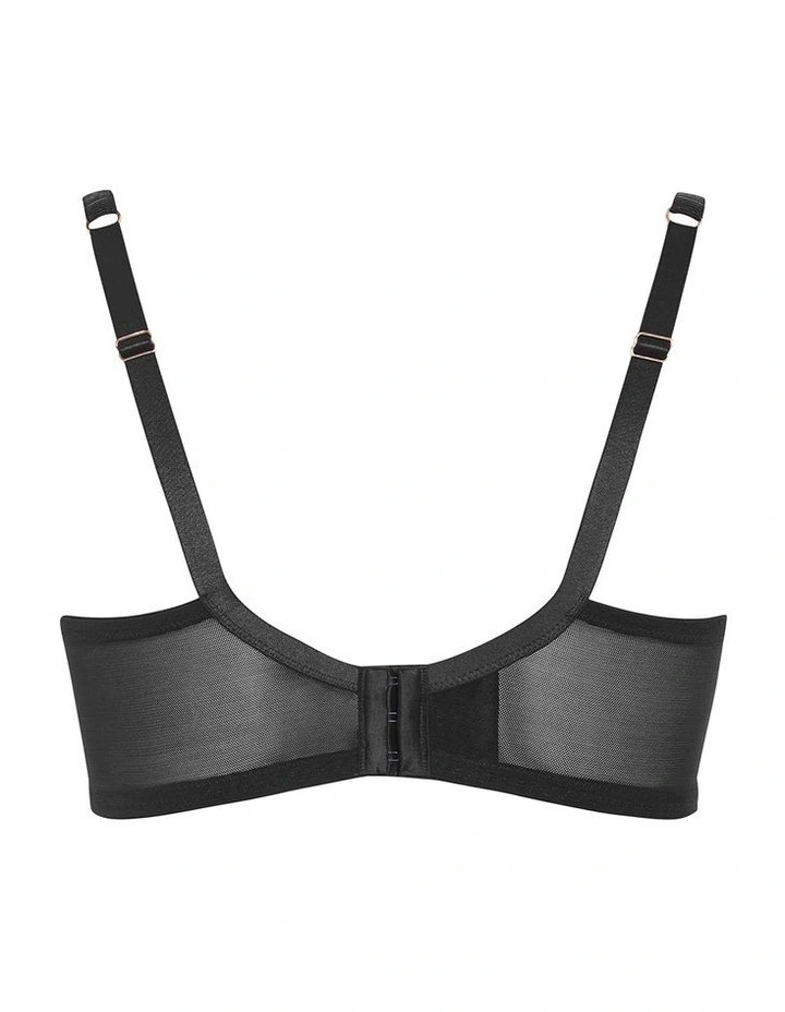 Plus Size Helena Demi Bra in Black image 4