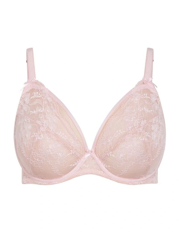 Plus Size Helena Underwire Bra in Pink Icing image 3