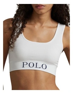Ribbed Wireless Cropped Tank Top Bra