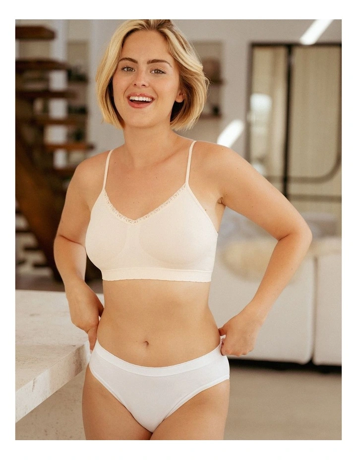 Zen Attitude Crop Top Style Wirefree Bralette - 2 Pack image 3