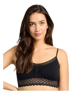 Zen Dentelle Longline Wirefree Bralette with Lace