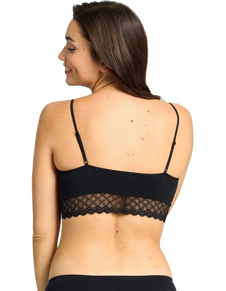 Zen Dentelle Longline Wirefree Bralette with Lace image 5