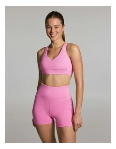 Velocity High Support Sports Bra Cotton Candy
