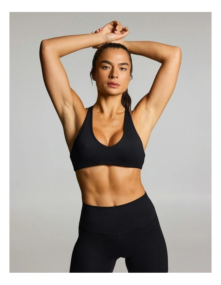 Sculpt Low Support Sports Bra Black image 1
