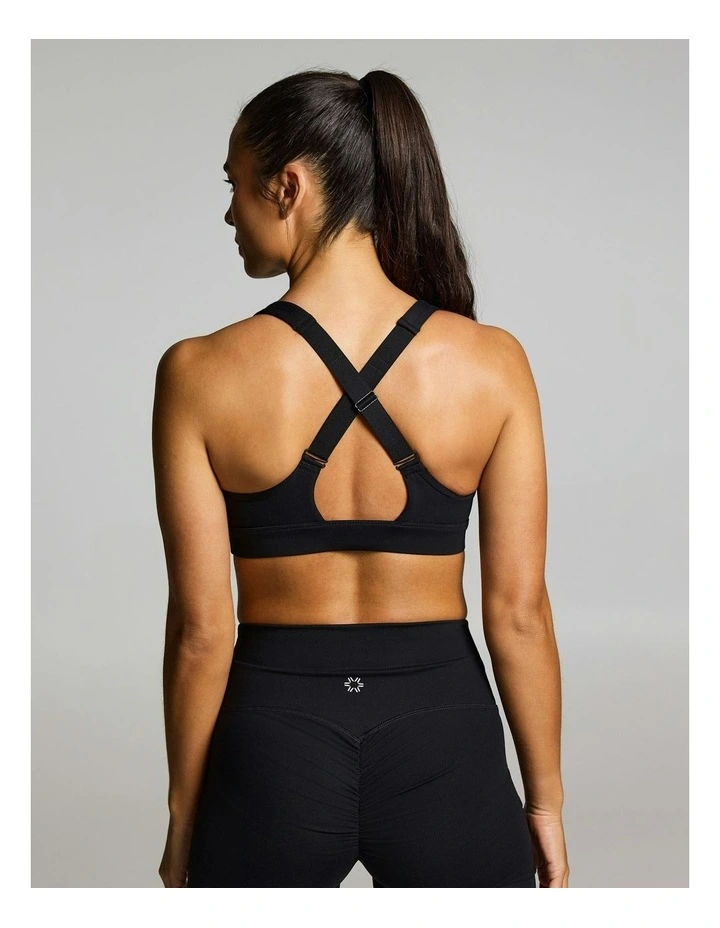 Energy High Support Sports Bra Black image 2