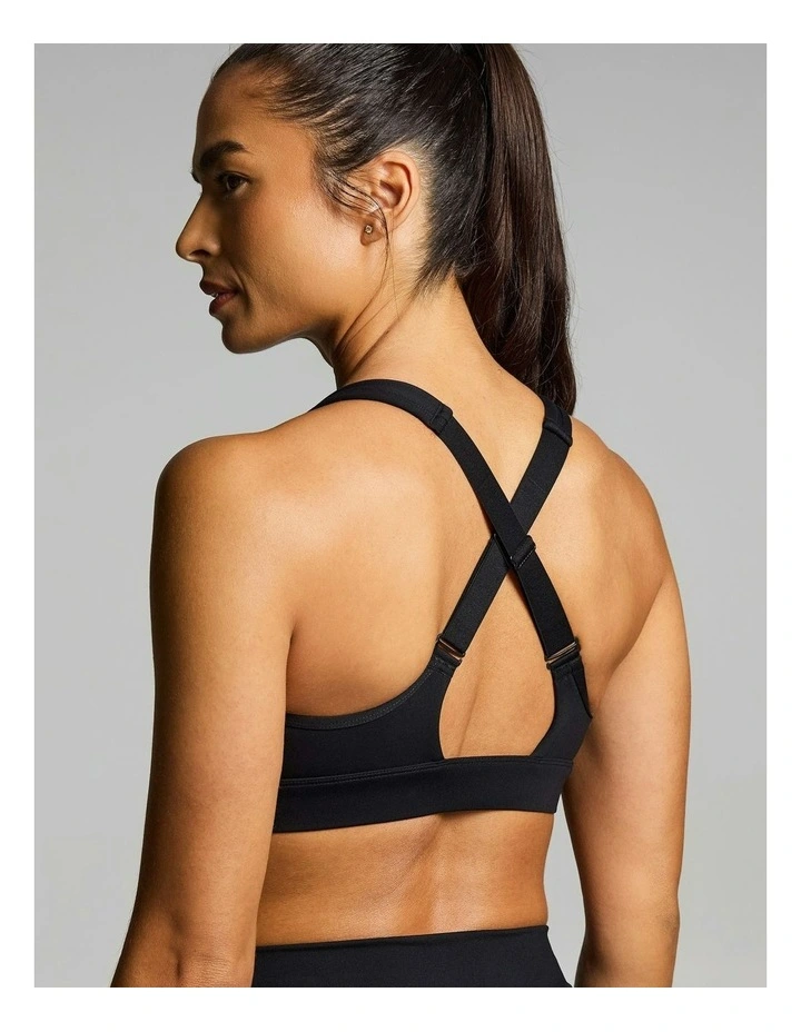 Energy High Support Sports Bra Black image 4