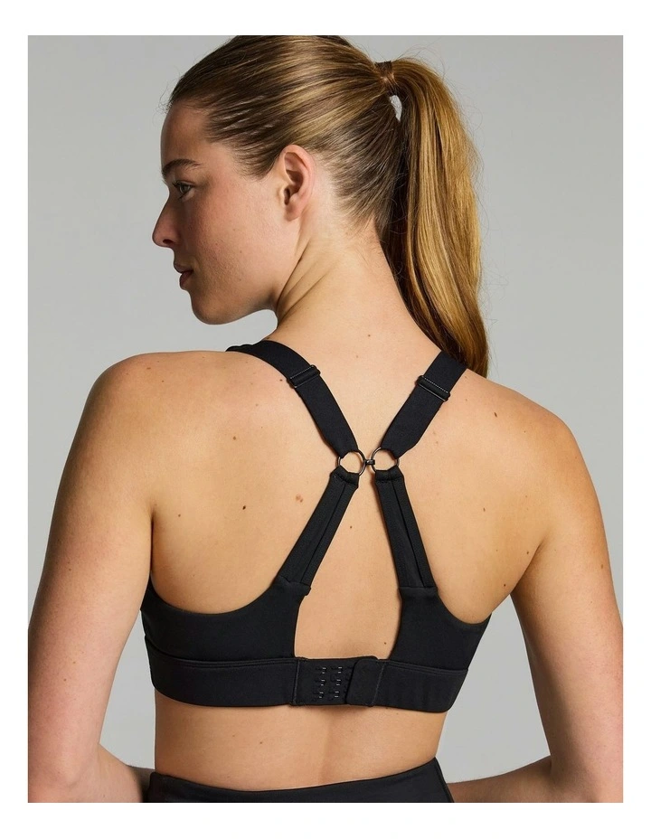 Velocity High Support Sports Bra Black image 4