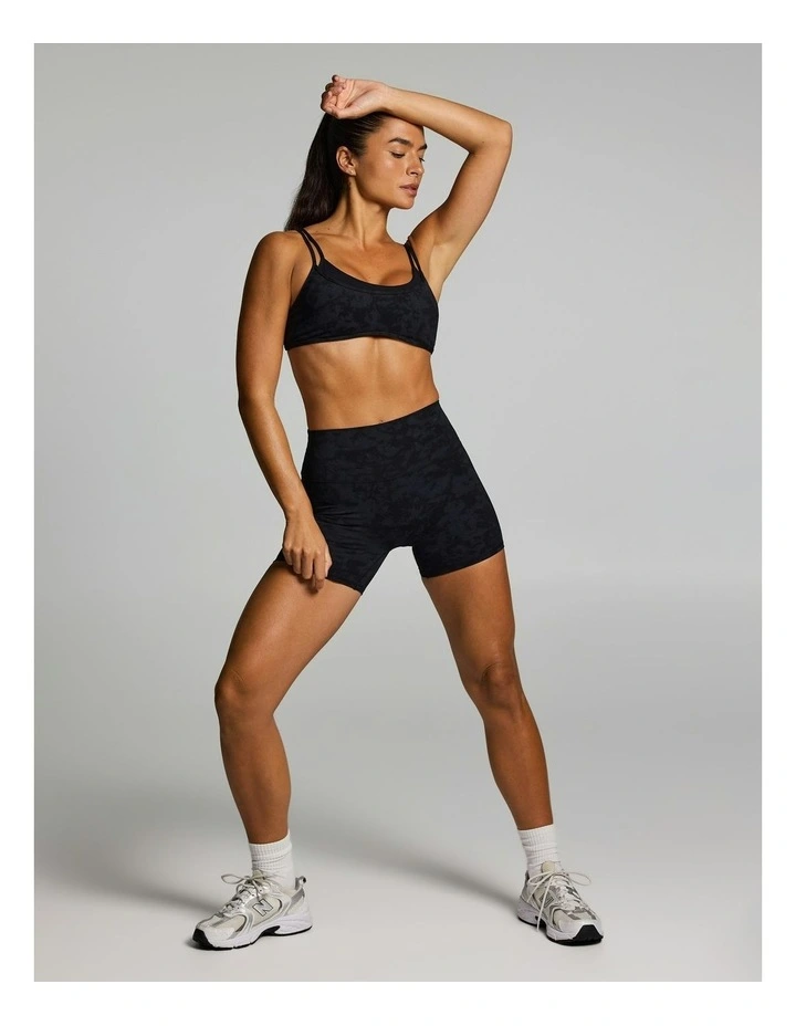 Double Up Low Support Sports Bra Black Acid image 5