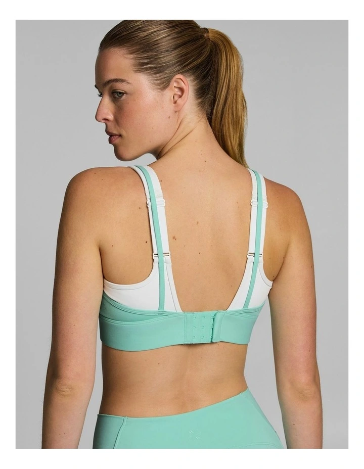 Strappy Contour Low Support Sports Bra Mint image 4