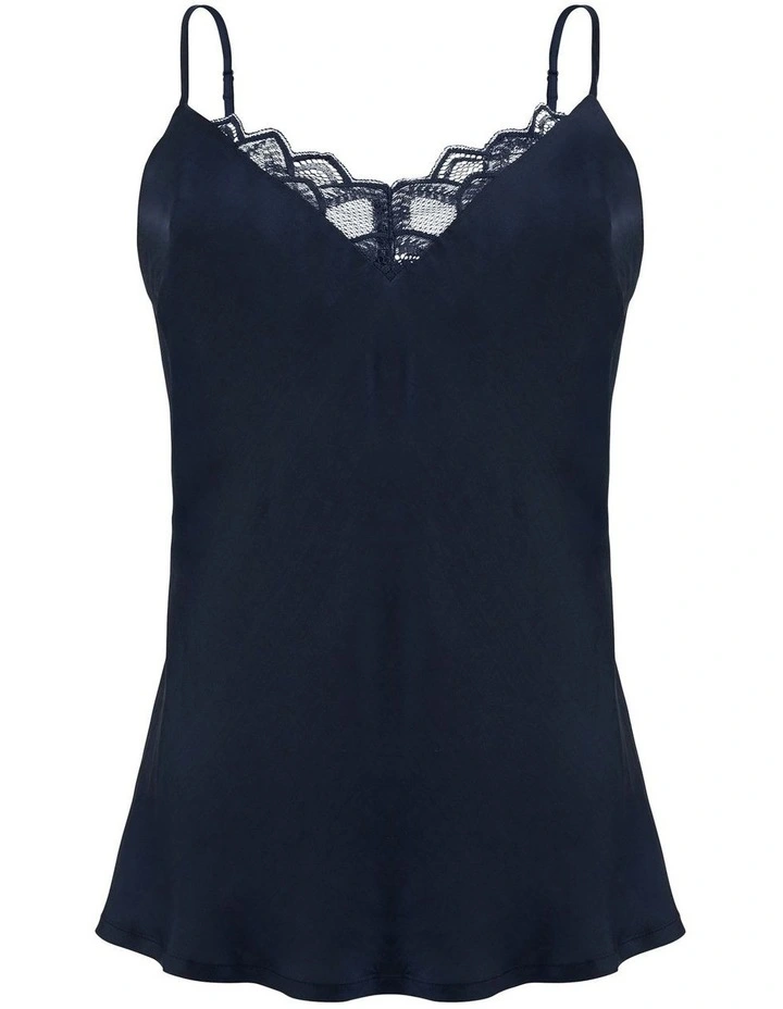 Classy Viscose Satin Camisole With Lace image 7