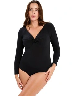 Chill Thermal V-Neck Long Sleeve Bodysuit