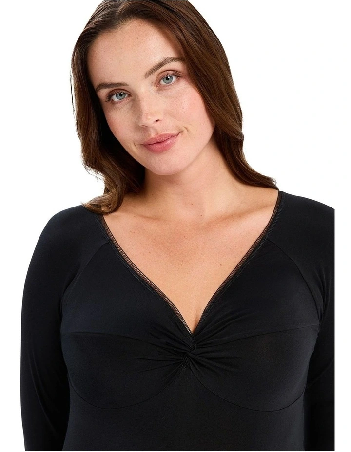 Chill Thermal V-Neck Long Sleeve Bodysuit image 6