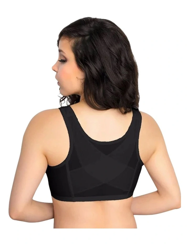 Front Close Wireless Lace Posture Support Bra image 2