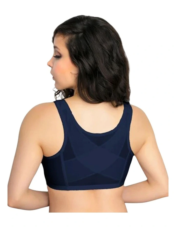 Front Close Wireless Lace Posture Support Bra image 2