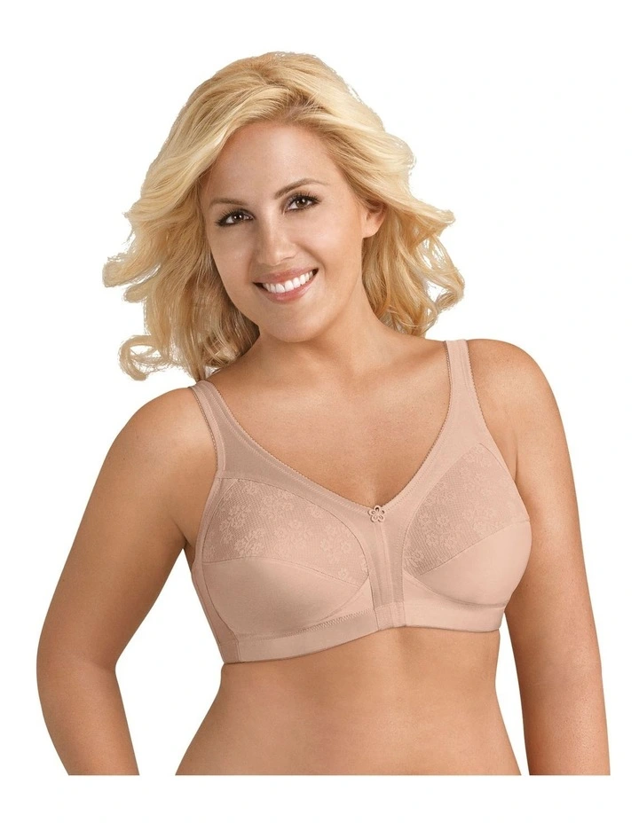 Plus Size Wireless Side Shaping Soft Bra image 1