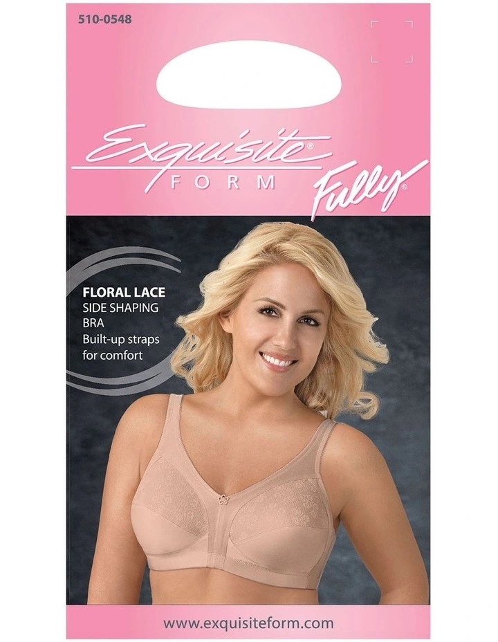 Plus Size Wireless Side Shaping Soft Bra image 2