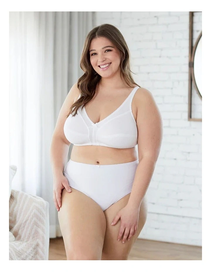 Wirefree Full Cup Unlined 100% Cotton Bra image 3