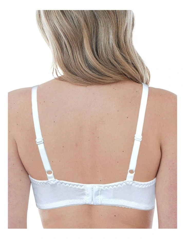 100% Cotton Lightly-Lined Wirefree Bra (2 Pack) image 2