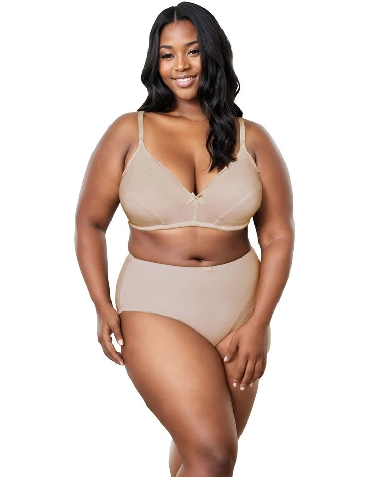 100% Cotton Lightly-Lined Wirefree Bra (2 Pack) image 4