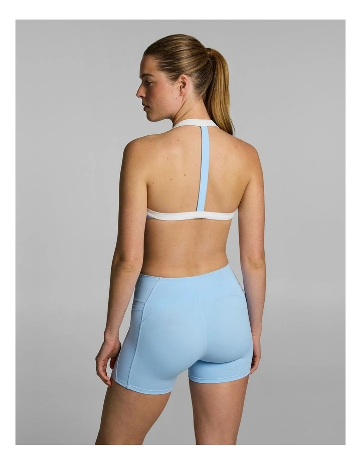 Halter Low Support Sports Bra Skylight image 2