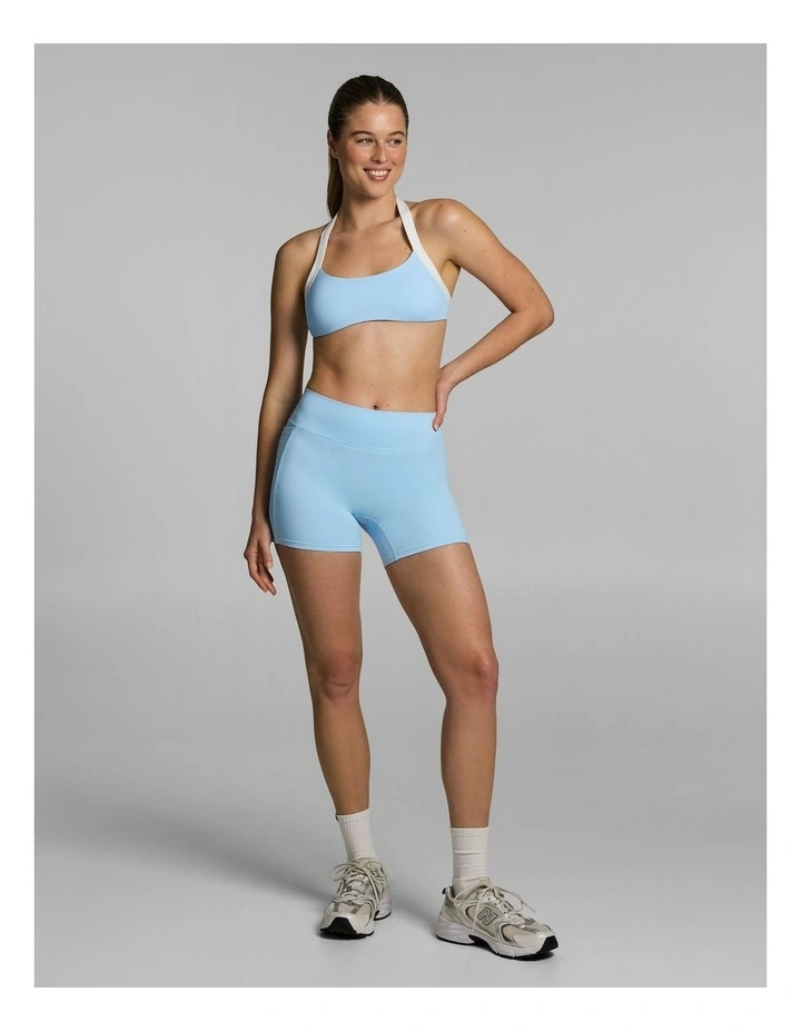 Halter Low Support Sports Bra Skylight image 5