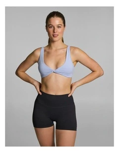 Seamless Twist Low Support Sports Bra Wisteria