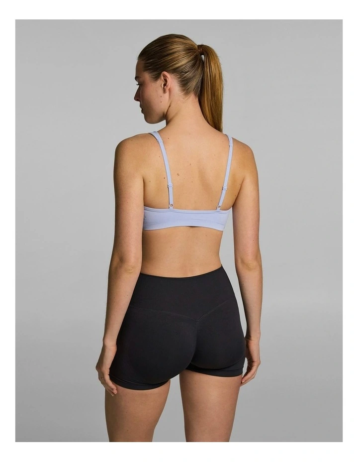 Seamless Twist Low Support Sports Bra Wisteria image 2