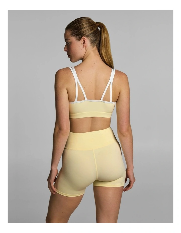 Strappy Low Support Sports Bra Lemon Slice image 2