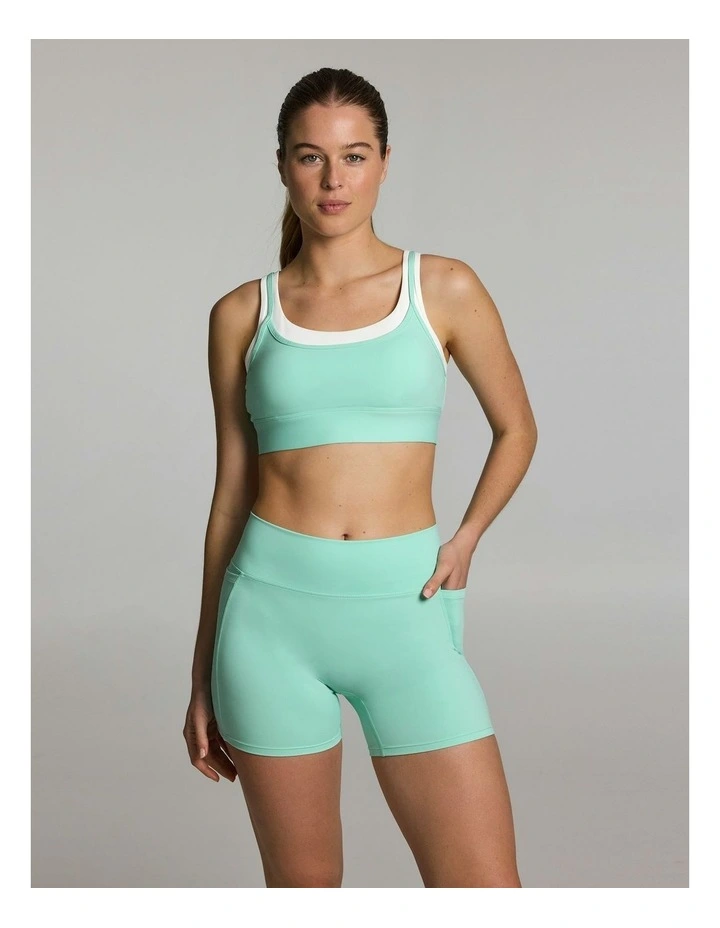 Double Up High Support Sports Bra Mint image 1