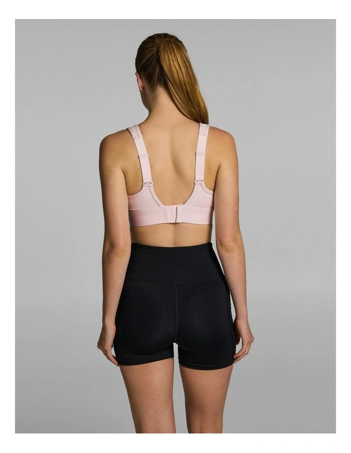 Evolve Moulded Adjustable High Support Sports Bra Pink Lemonade image 2