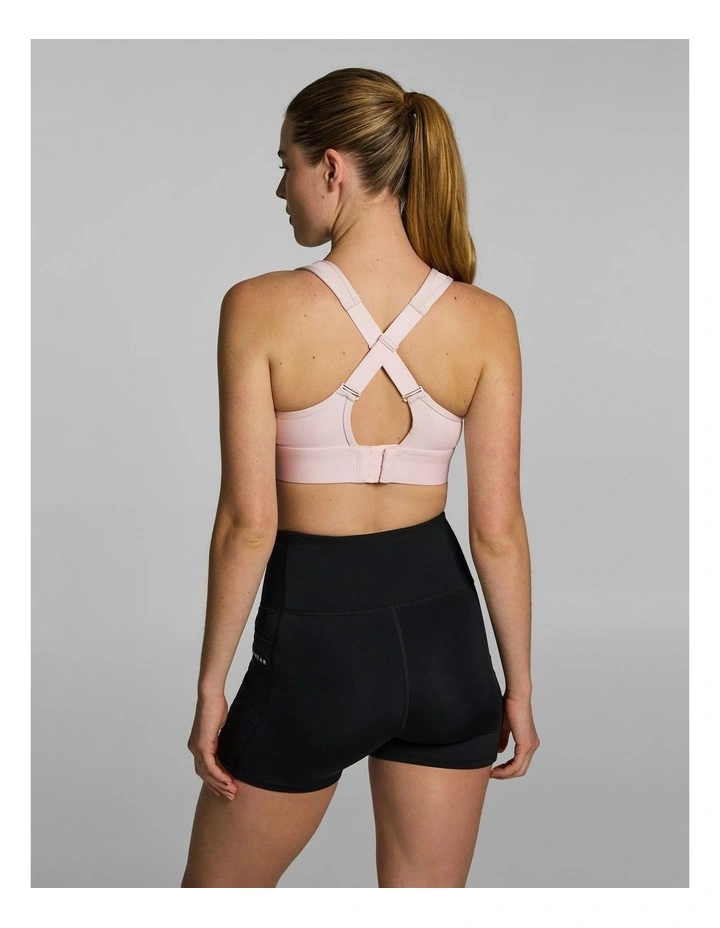 Evolve Moulded Adjustable High Support Sports Bra Pink Lemonade image 4