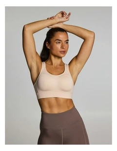 Evolve Moulded Adjustable High Support Sports Bra Nude