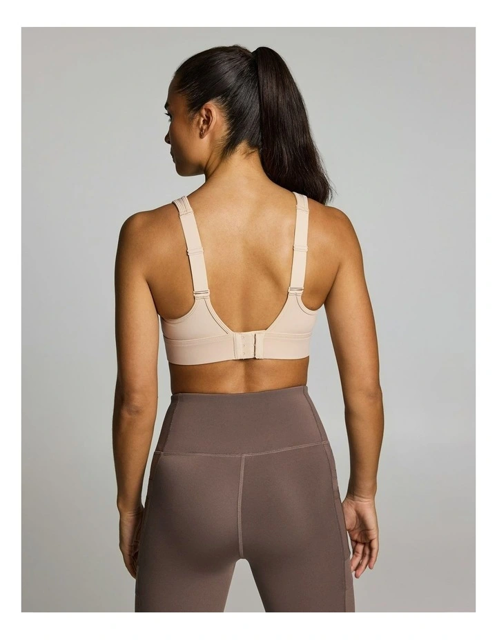Evolve Moulded Adjustable High Support Sports Bra Nude image 2
