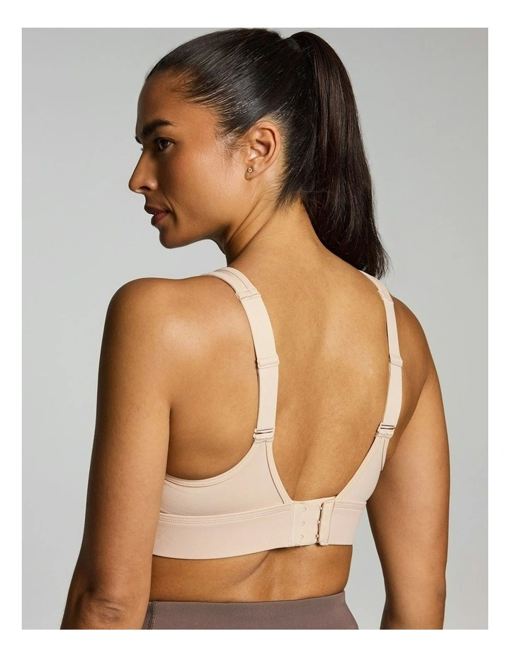 Evolve Moulded Adjustable High Support Sports Bra Nude image 4