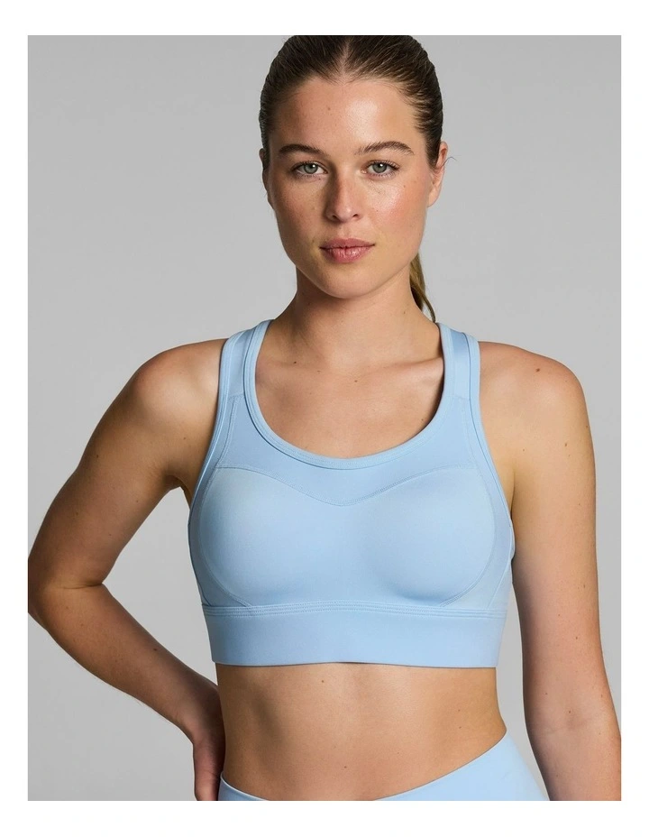 Olympia High Support Moulded Adjustable Sports Bra Skylight image 5