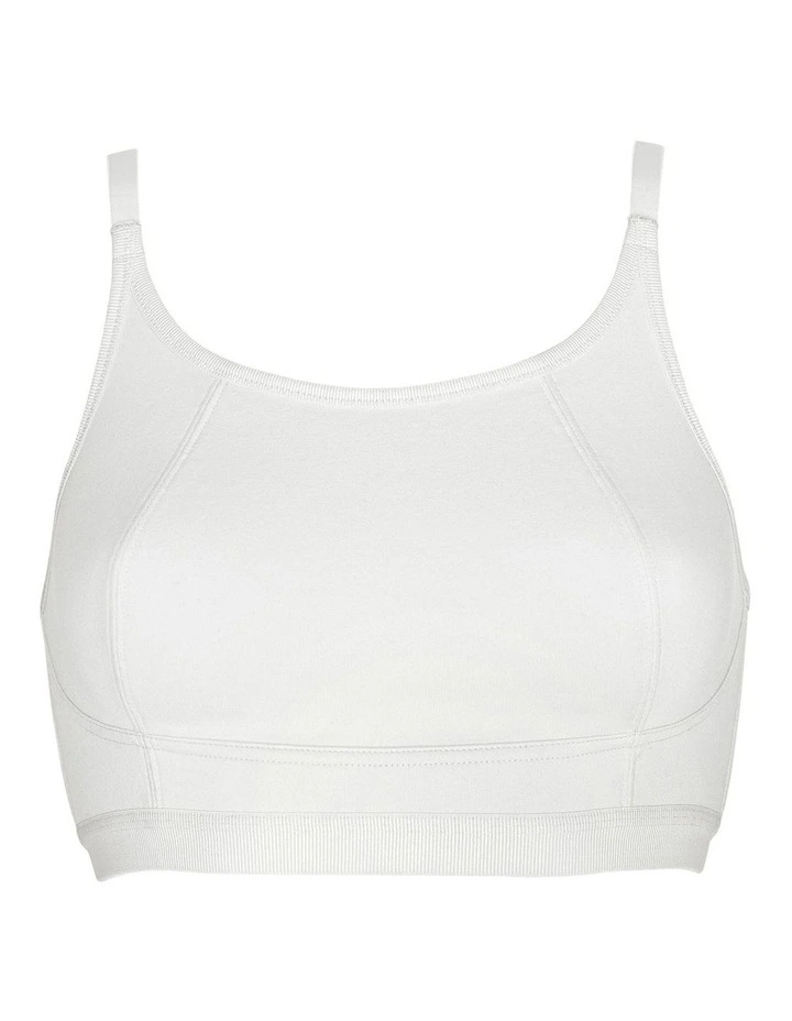 Lola Cotton Crop Top High Neck Teen Bra image 5