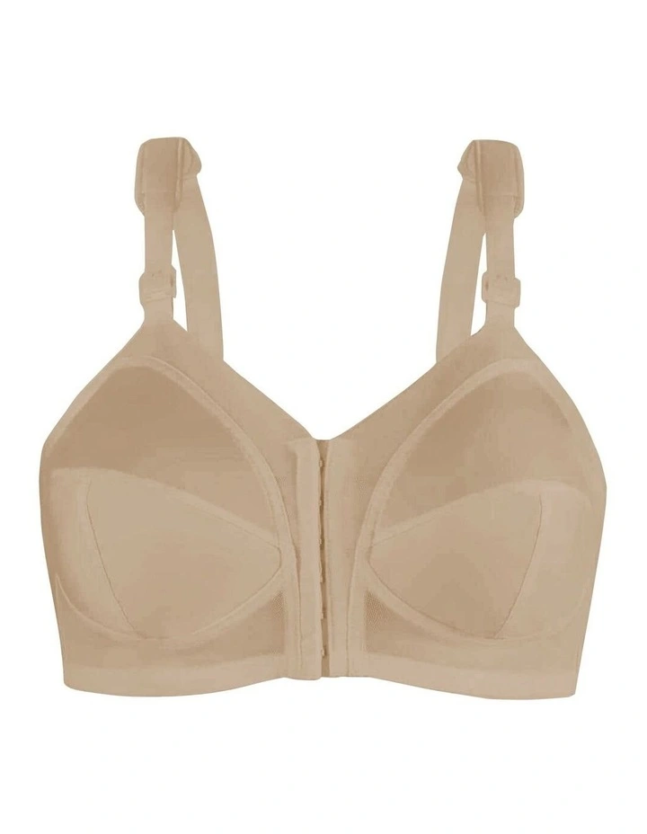Front Close Cotton-Blend Classic Support Plus Size Bra image 6