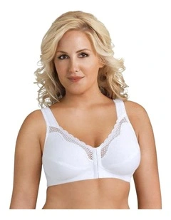 Front Close Cotton & Nylon Posture Support Bra