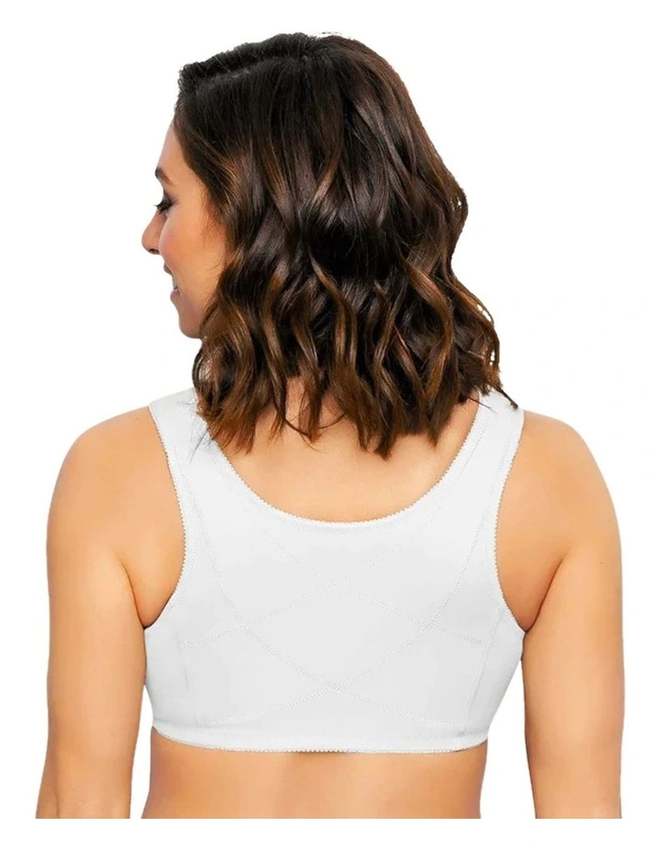Front Close Cotton & Nylon Posture Support Bra image 2