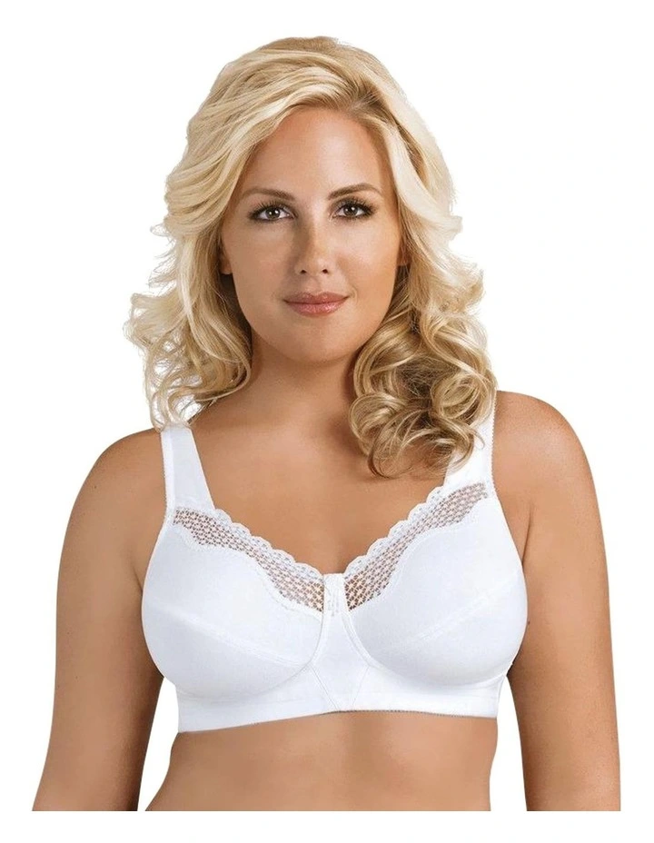Plus Size Wireless Cotton Soft Cup Bra image 1