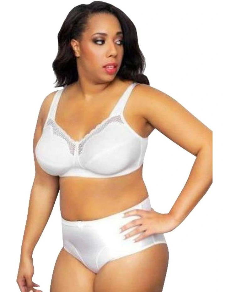 Plus Size Wireless Cotton Soft Cup Bra image 3