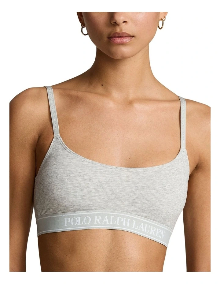 Polo Essentials Organic Cotton Unlined Scoop Bralette image 1