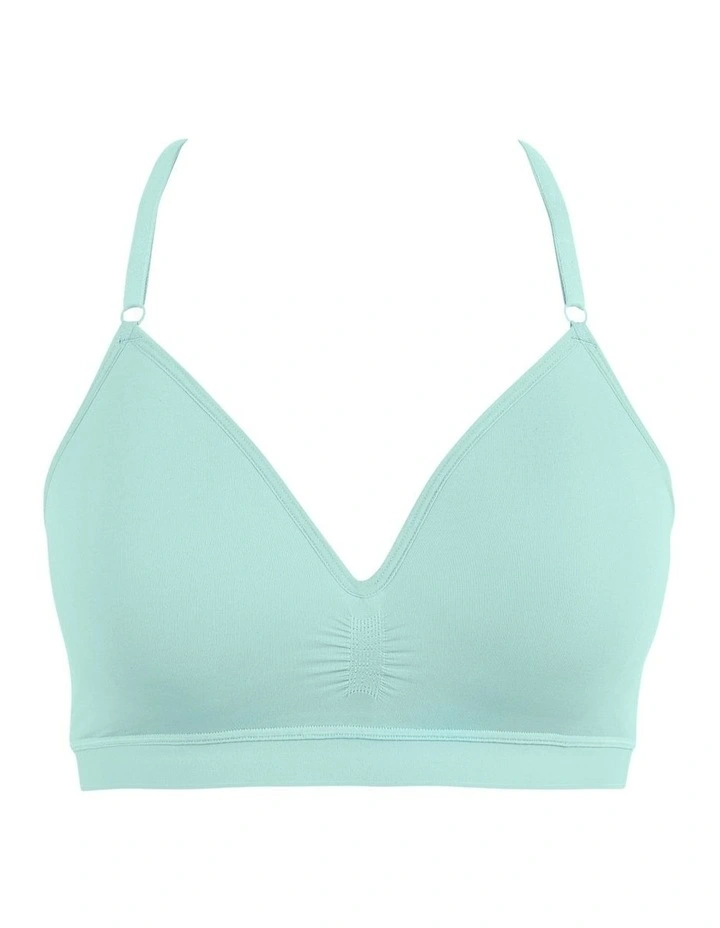 Zen Light Dentelle Longline Racerback Padded Wirefree Bralette image 5