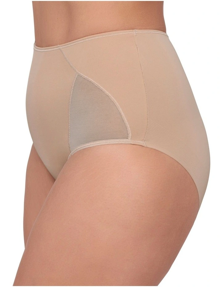 2 Pack High Waist Light Shaping Brief With Mesh image 4