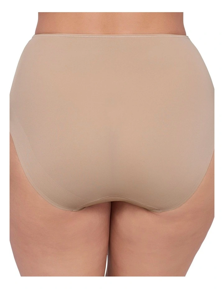 2 Pack High Waist Light Shaping Brief With Mesh image 3