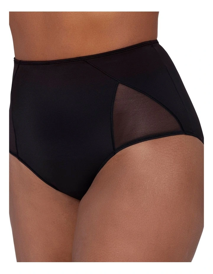 2 Pack High Waist Light Shaping Brief With Mesh image 6