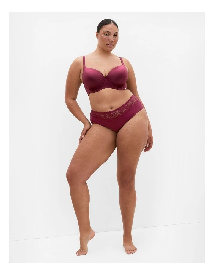 Plus Size Smooth & Chic T-Shirt Bra in shiraz image 1