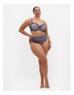 Plus Size Fifi Contour Bra in french navy